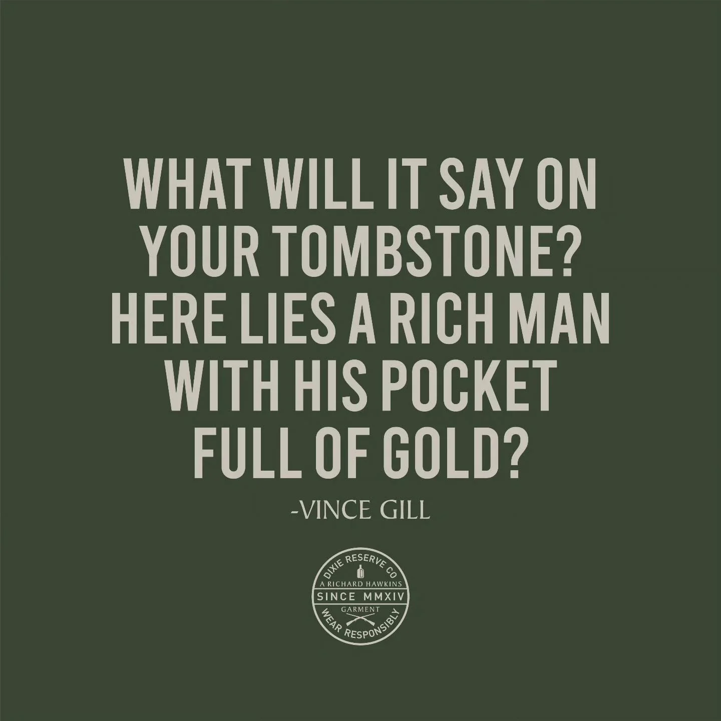 #VinceGill Wisdom.