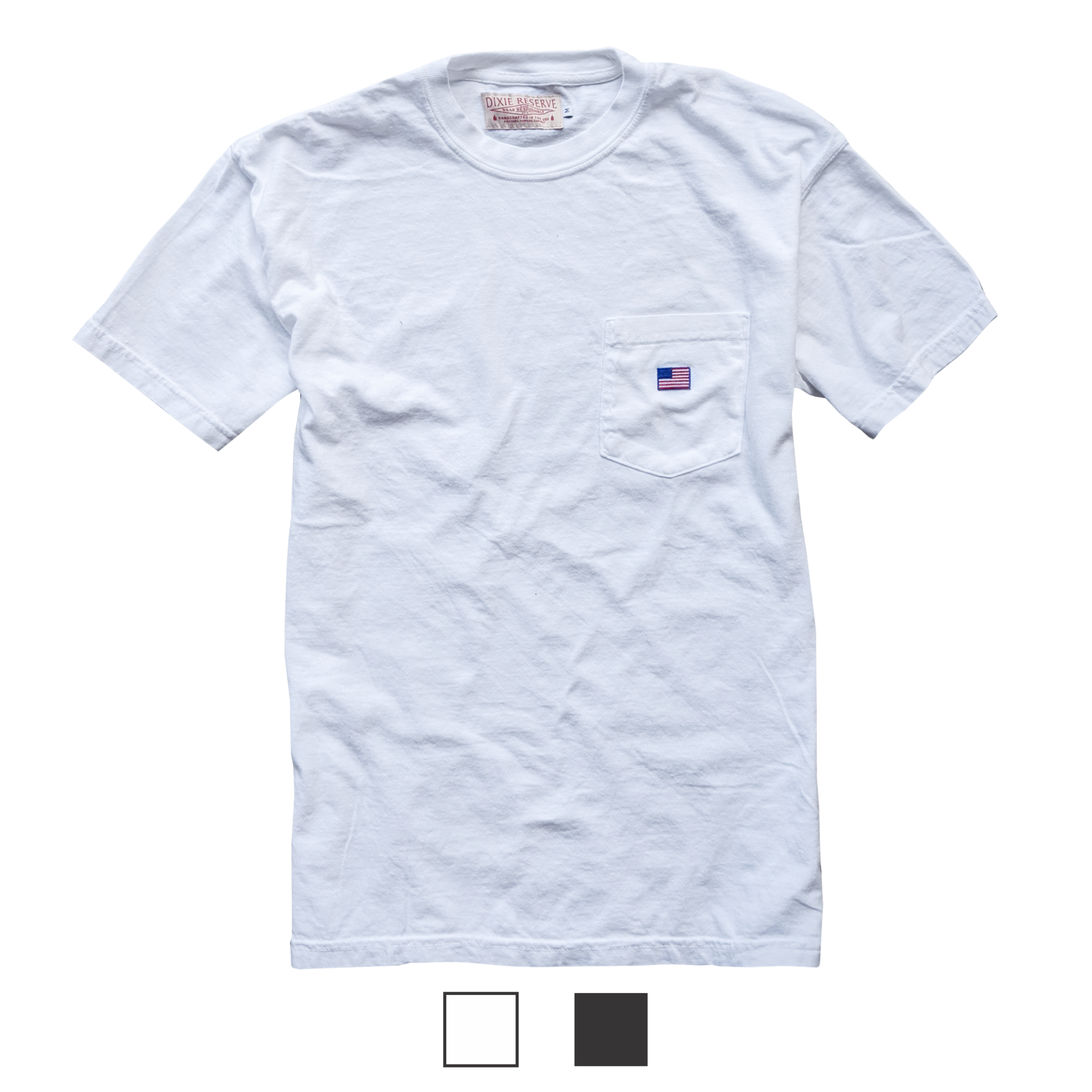 "E PLURIBUS UNUM" POCKET TEE