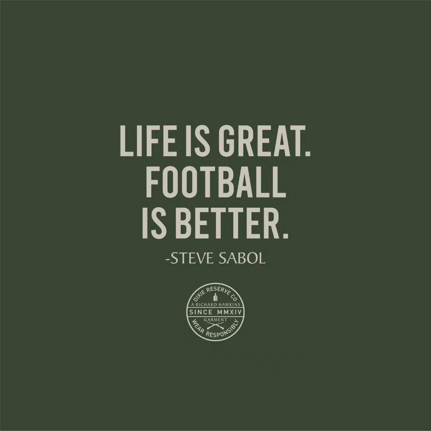 Wisdom. #stevesabol