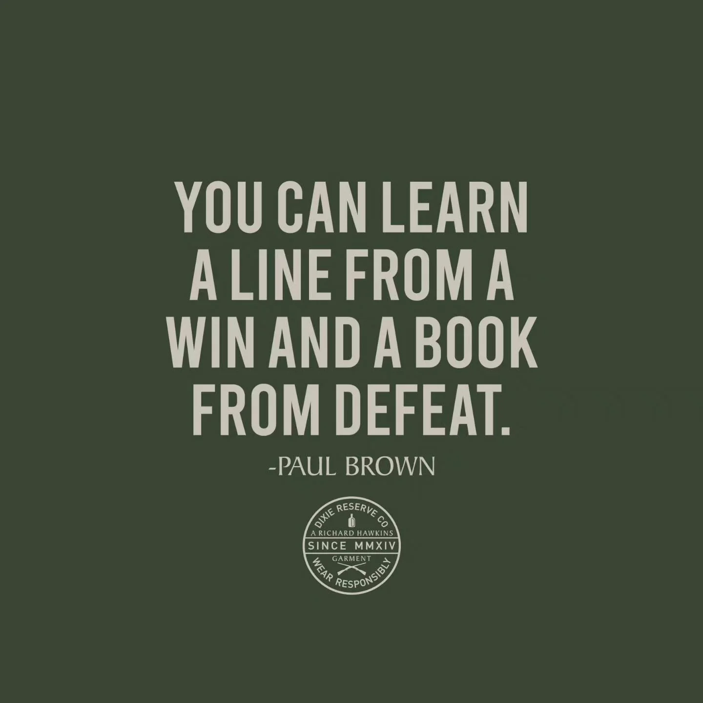 Wisdom. #paulbrown