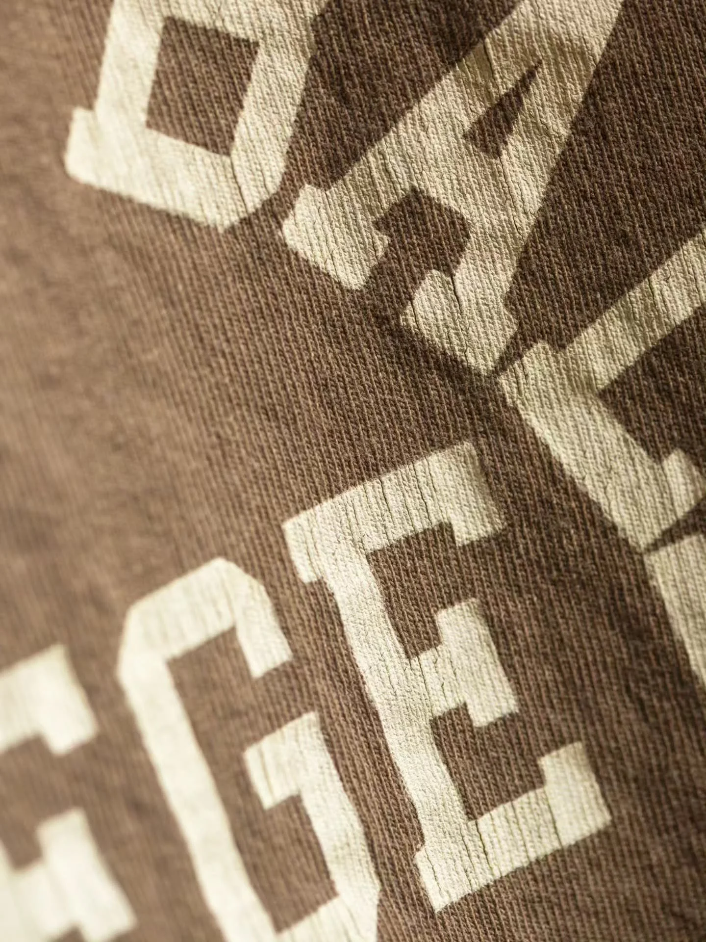 You know it's good when the ink is crackled. Our hand-inked process creates a one of a kind print on every product.