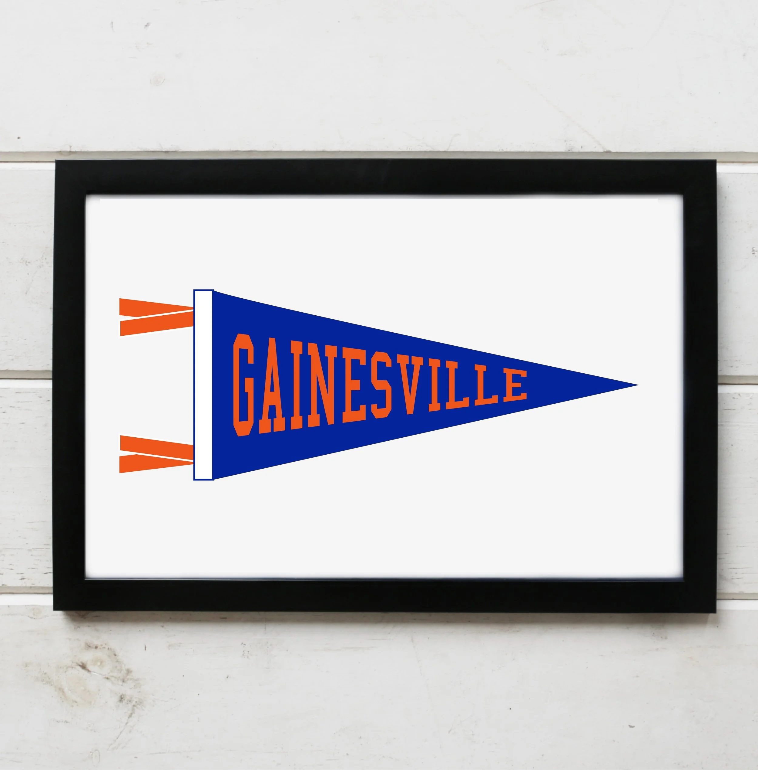 GAINESVILLE PENNANT PRINT