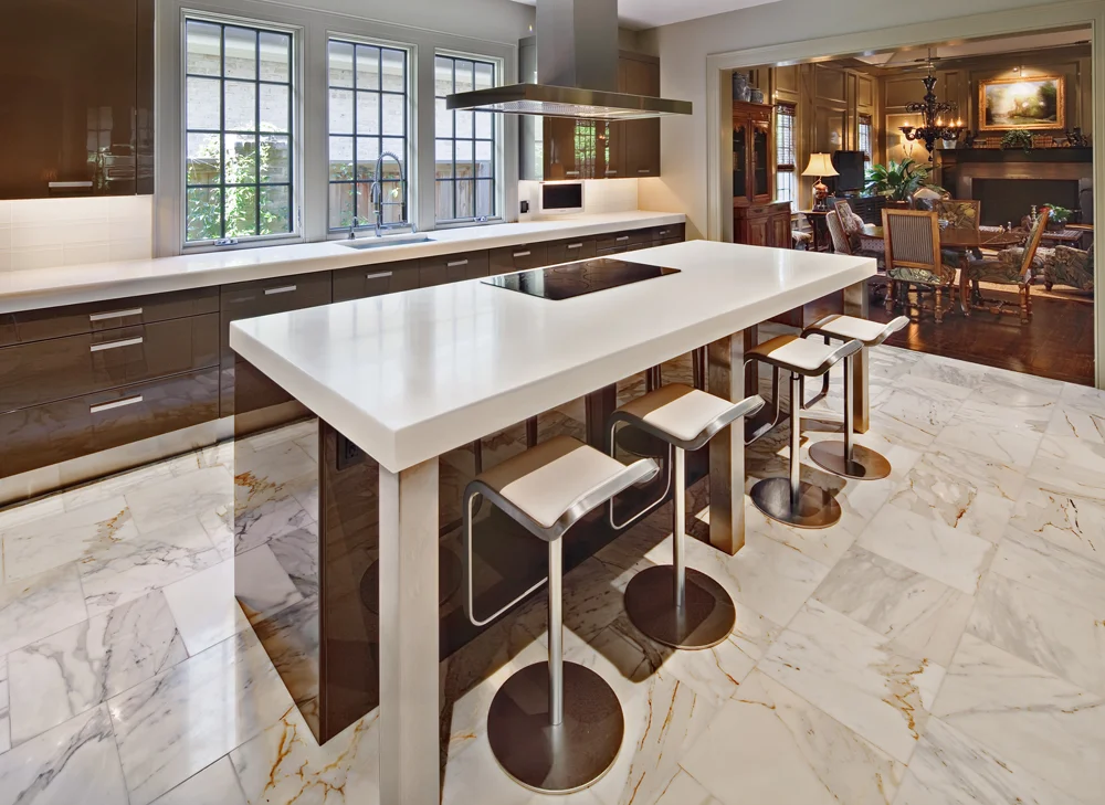 lacquered kitchen