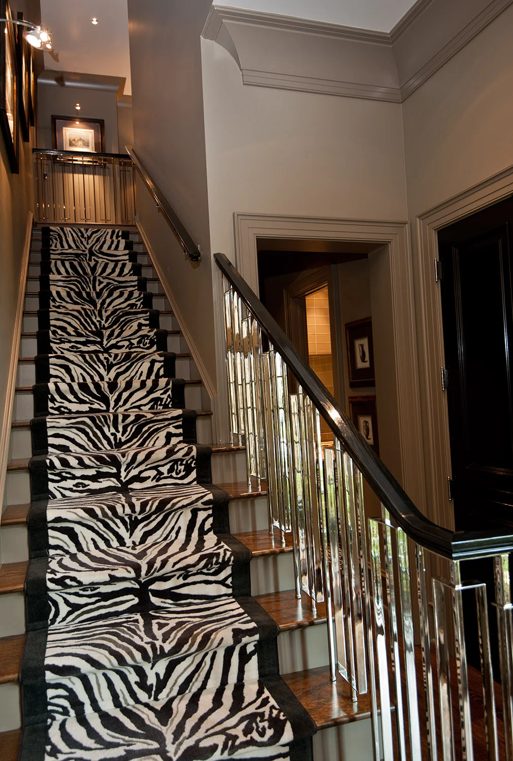 nickeled balustrade