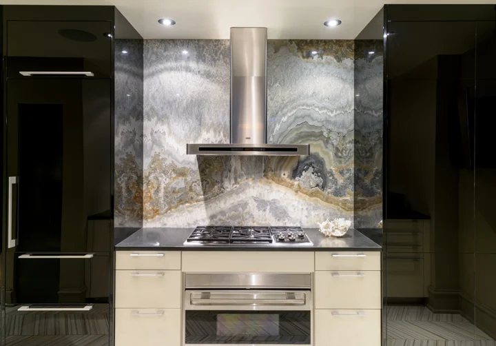 glass kitchen