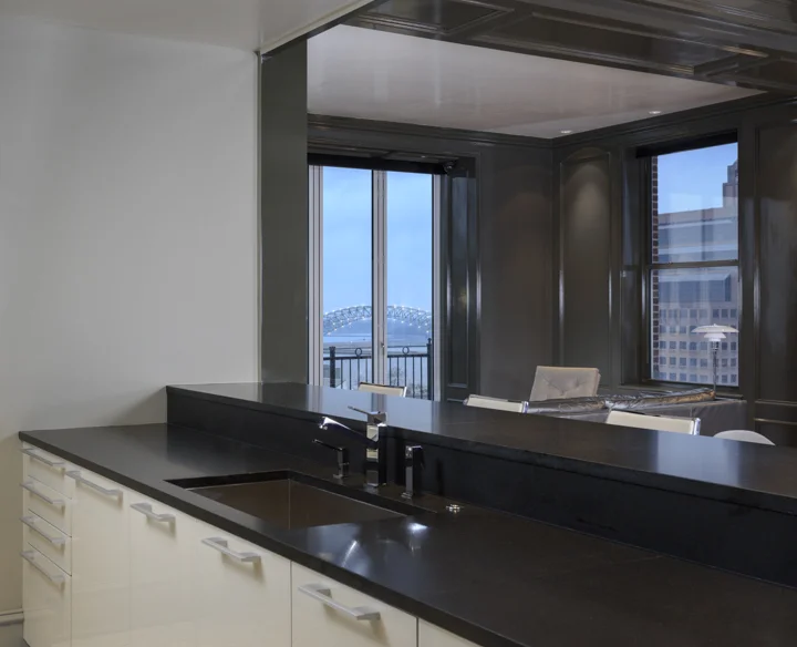 kitchen with a view
