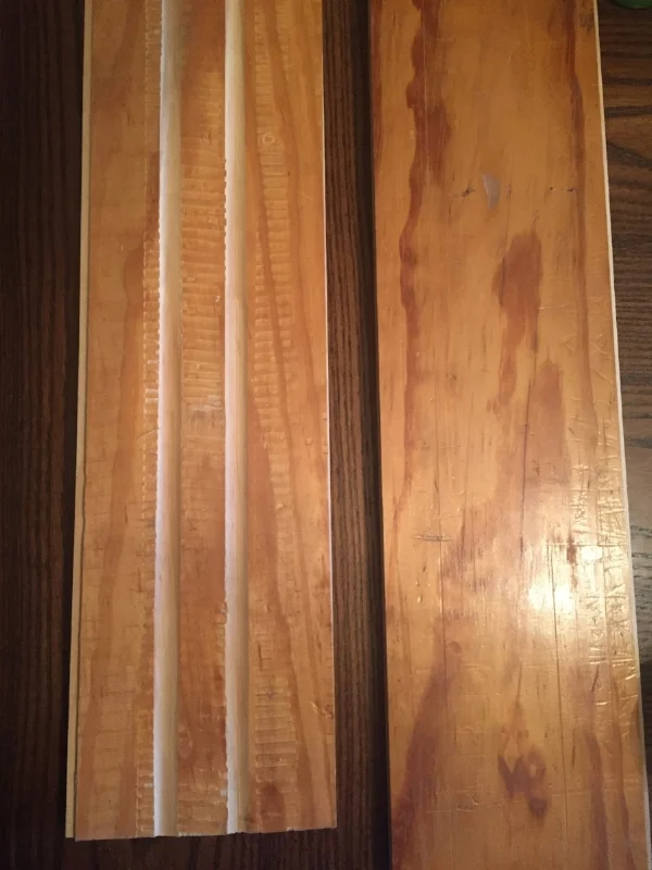 Reclaimed bleacher wood flooring