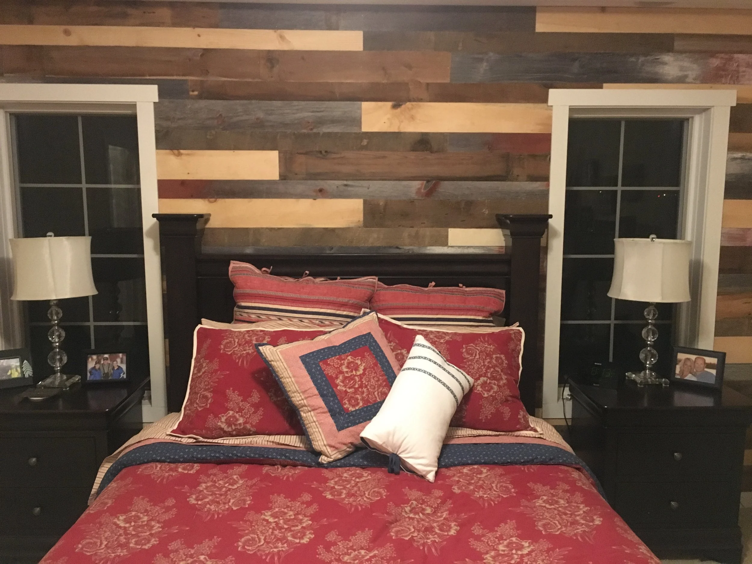 Barn wood wall covering