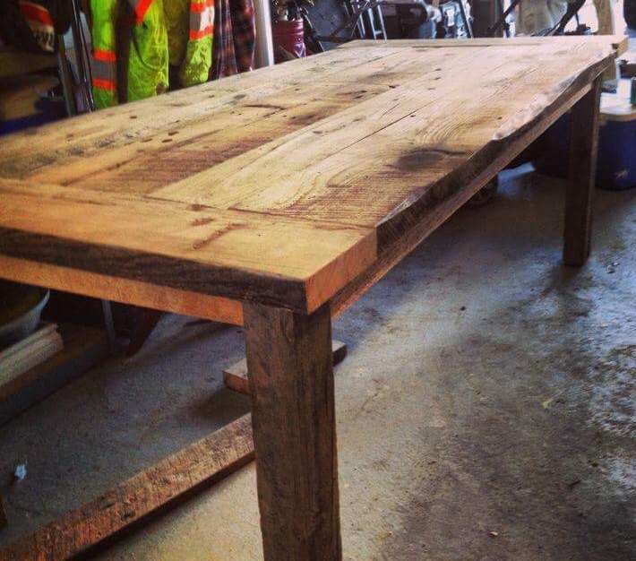 Reclaimed table
