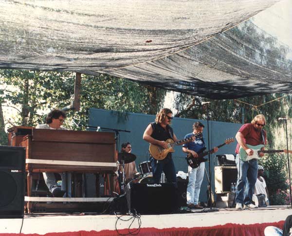  Band #7 – 1993-95&nbsp;Shawn Nourse, Danny Ott, Sean Finnigan, Mike Barry, me and let’s say an old friend! This was the band to record my 2nd CD, “Caught In The Act”. 