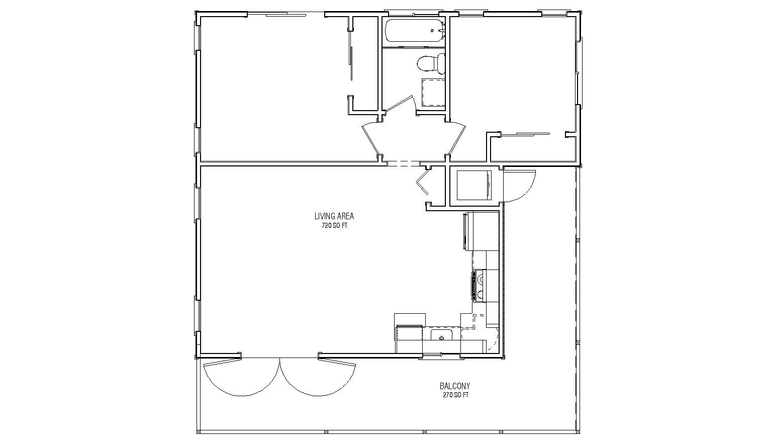 720 Sq Ft Adu Hip Roof Preview House Design Maui