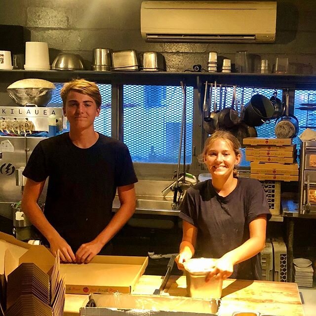 I have to post this proud parent moment, my two kids growing up fast running the kitchen at palate on Monday night!