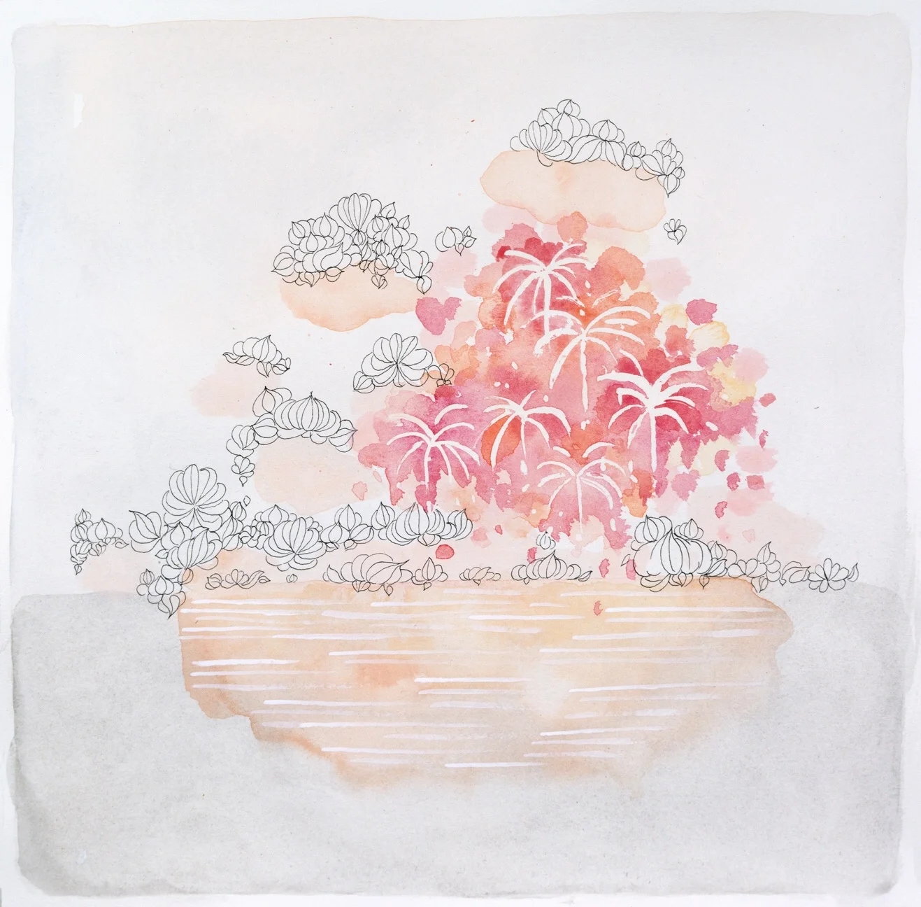 where did the romance go ? (cake drawings), "fireworks"