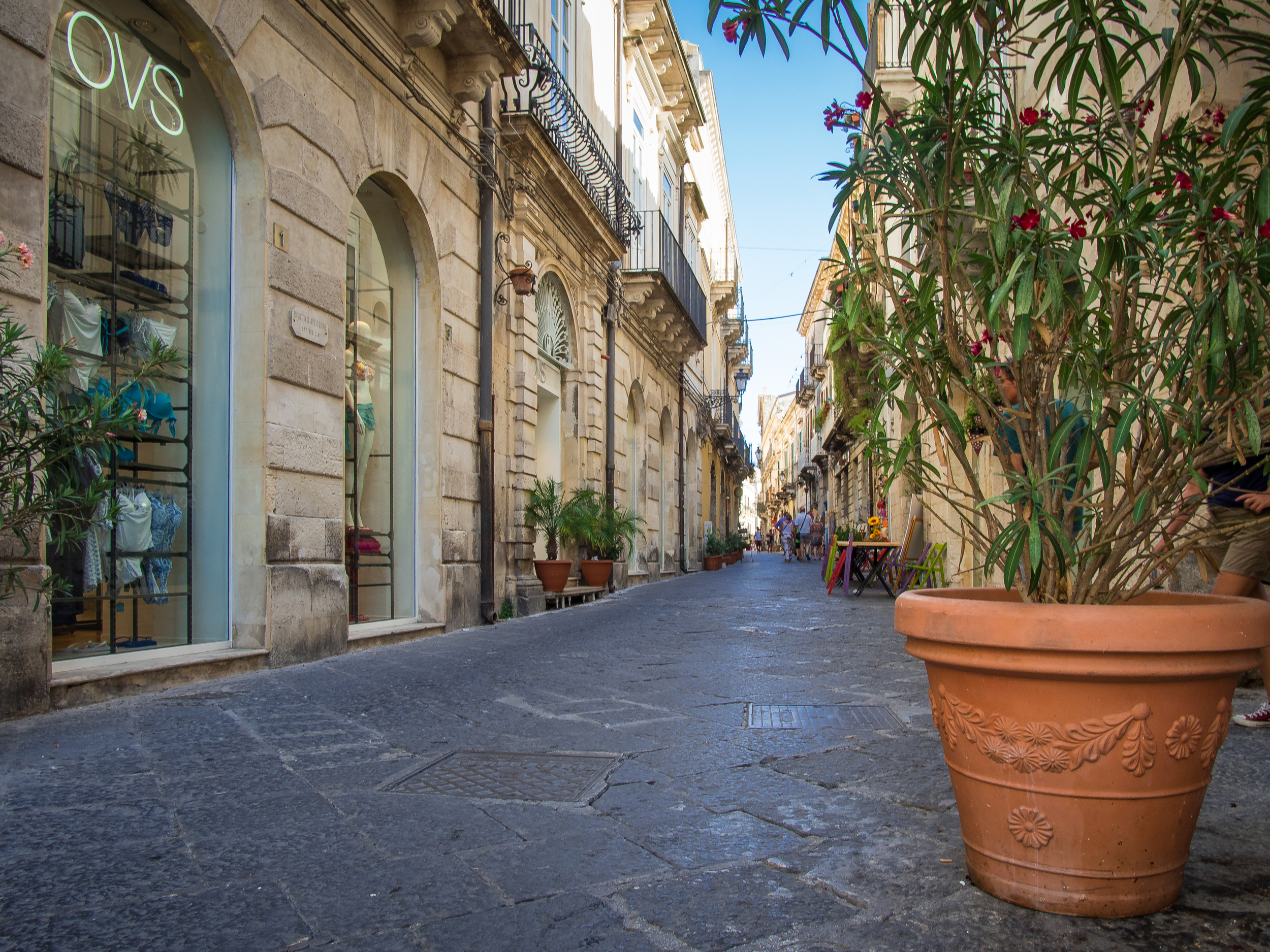 Ortigia consists of many narrow streets and narrower alleys. It was one of my favorite things to do walking around them and exploring.