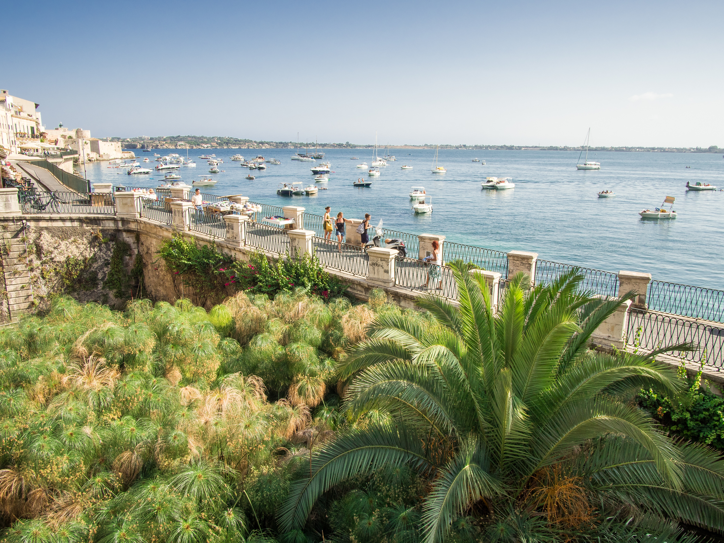 The views on and around Ortigia are simply fantastic!