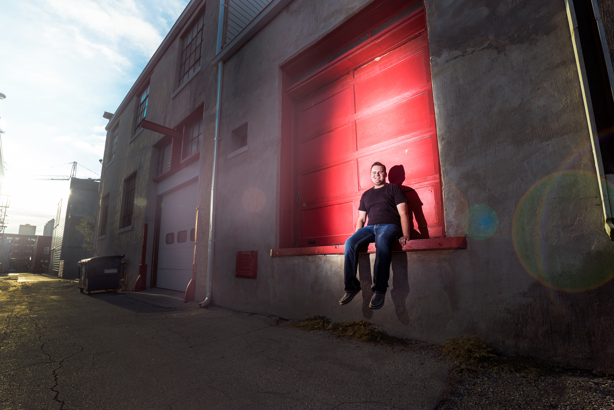 Getting the entire scene into a portrait makes for an epic look to portraits with just the switch to ultra-wide.