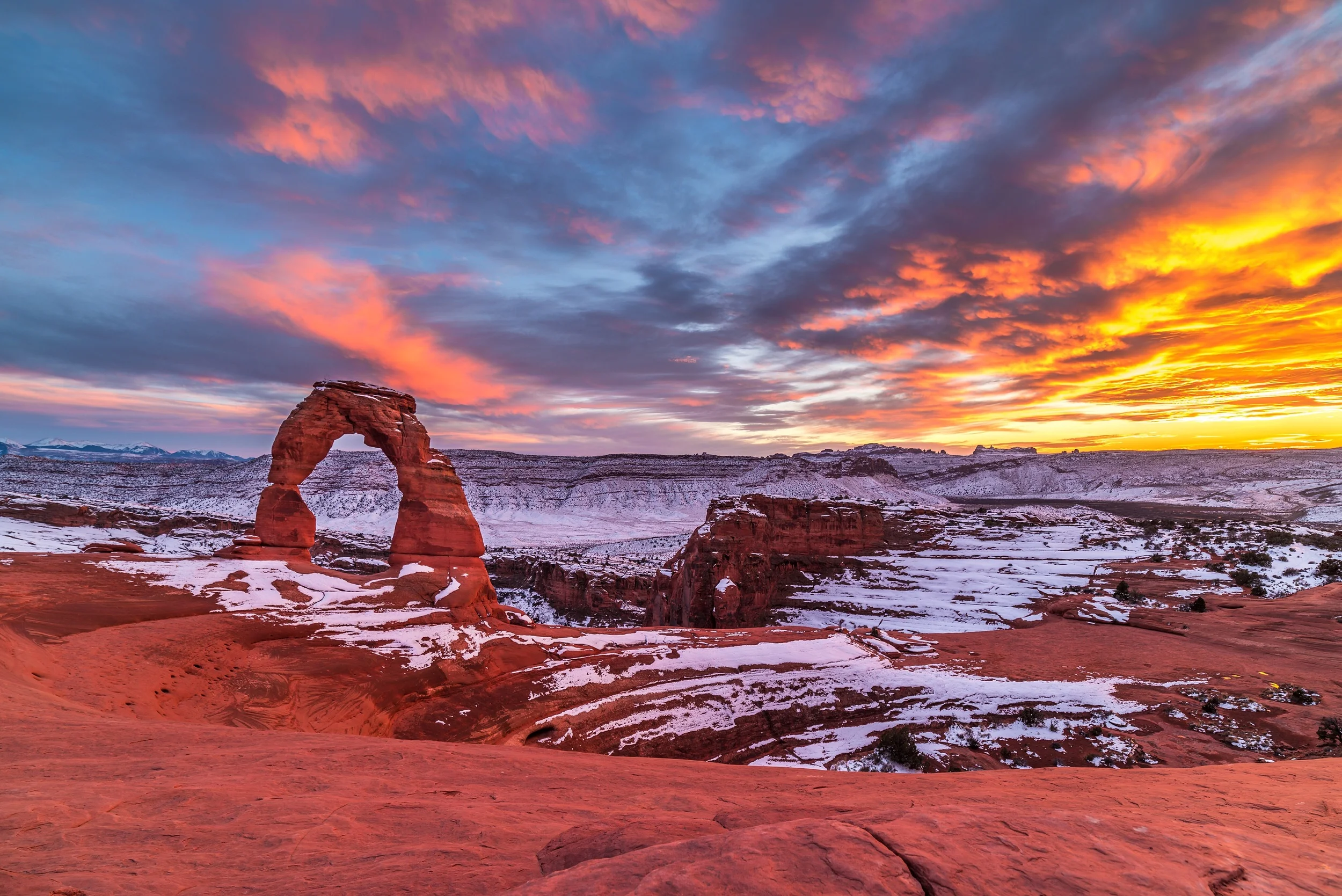 Delicate Arch Fire and Ice