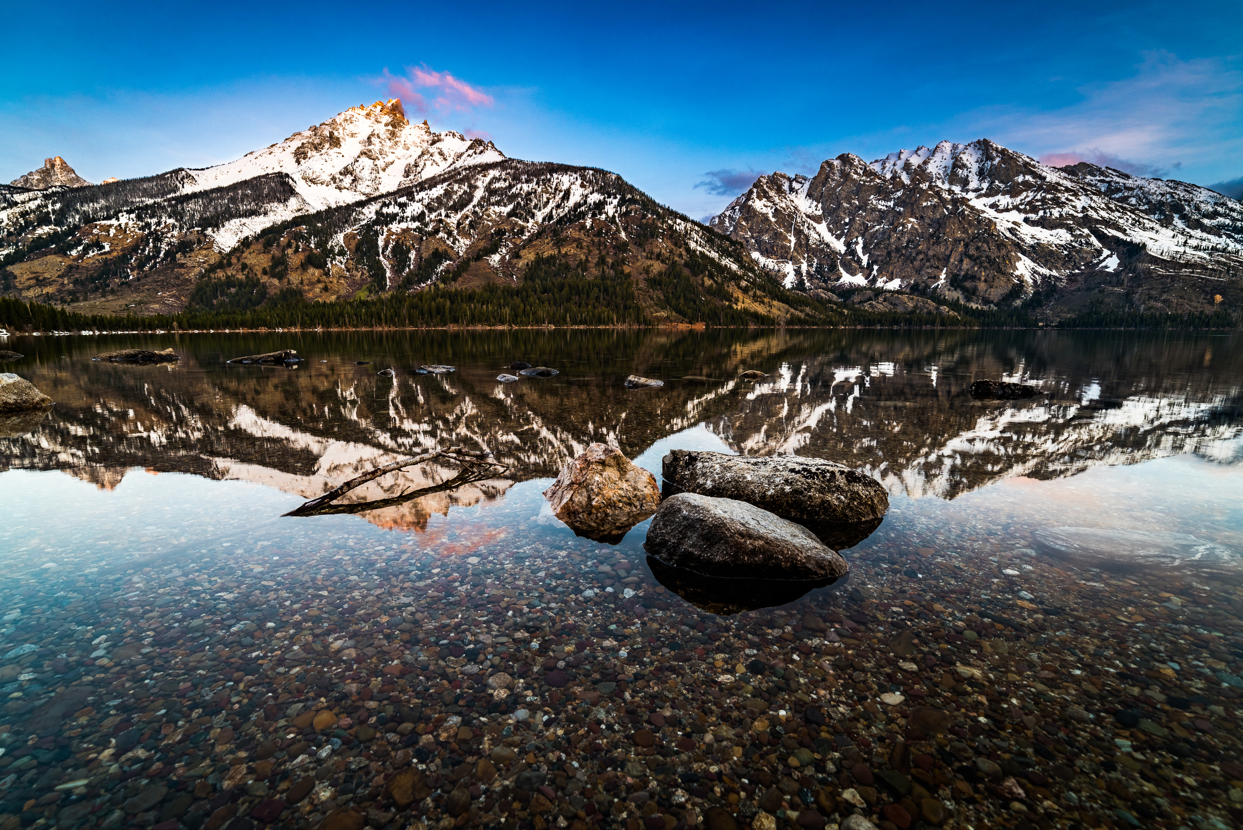 'Majestic Teton Morning' Captured as the sun rose behind me on a perfect day.