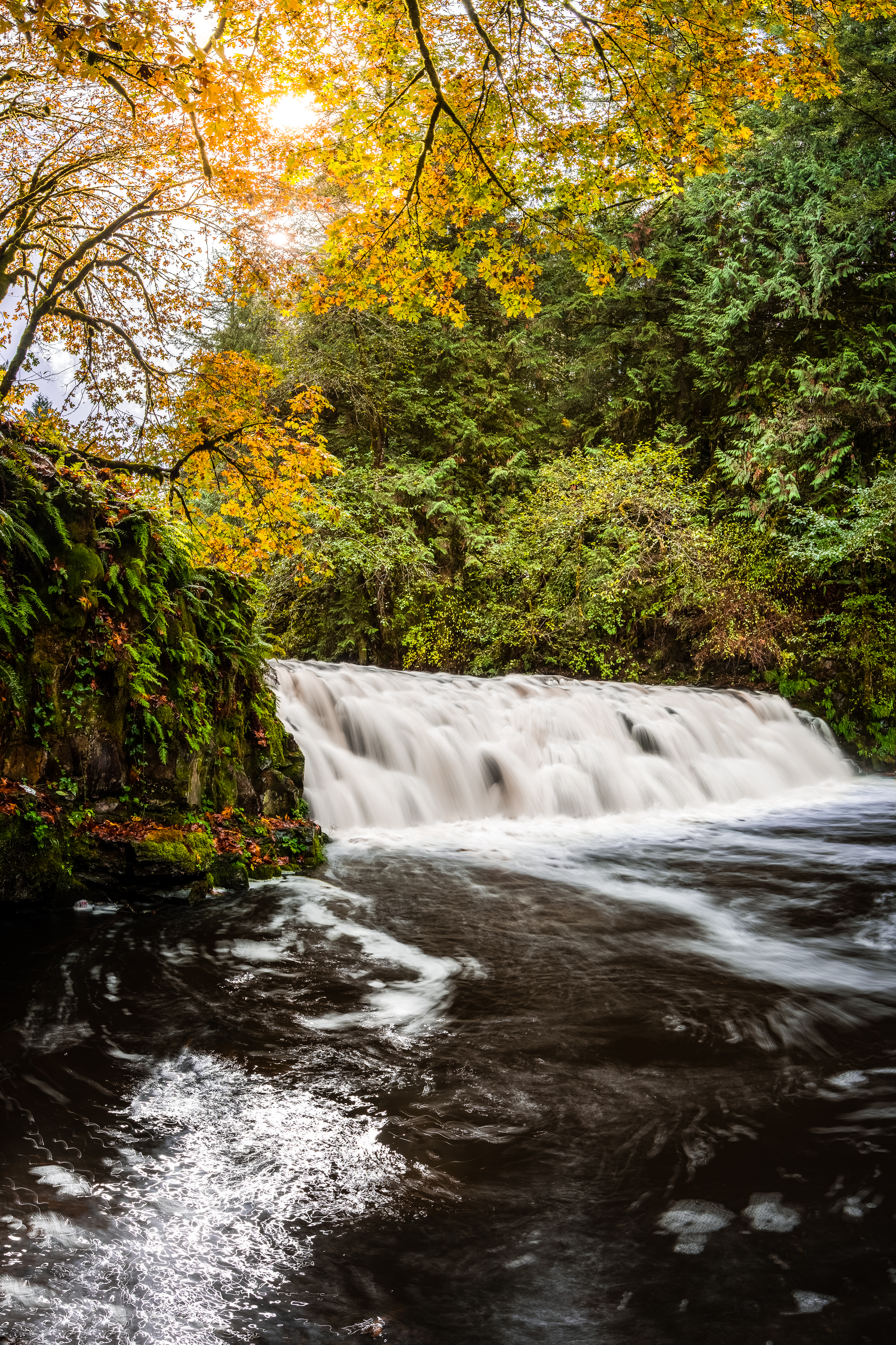 Same composition as I would normally shoot of the waterfall minus the whirlpool that is normally in the bottom of the image.