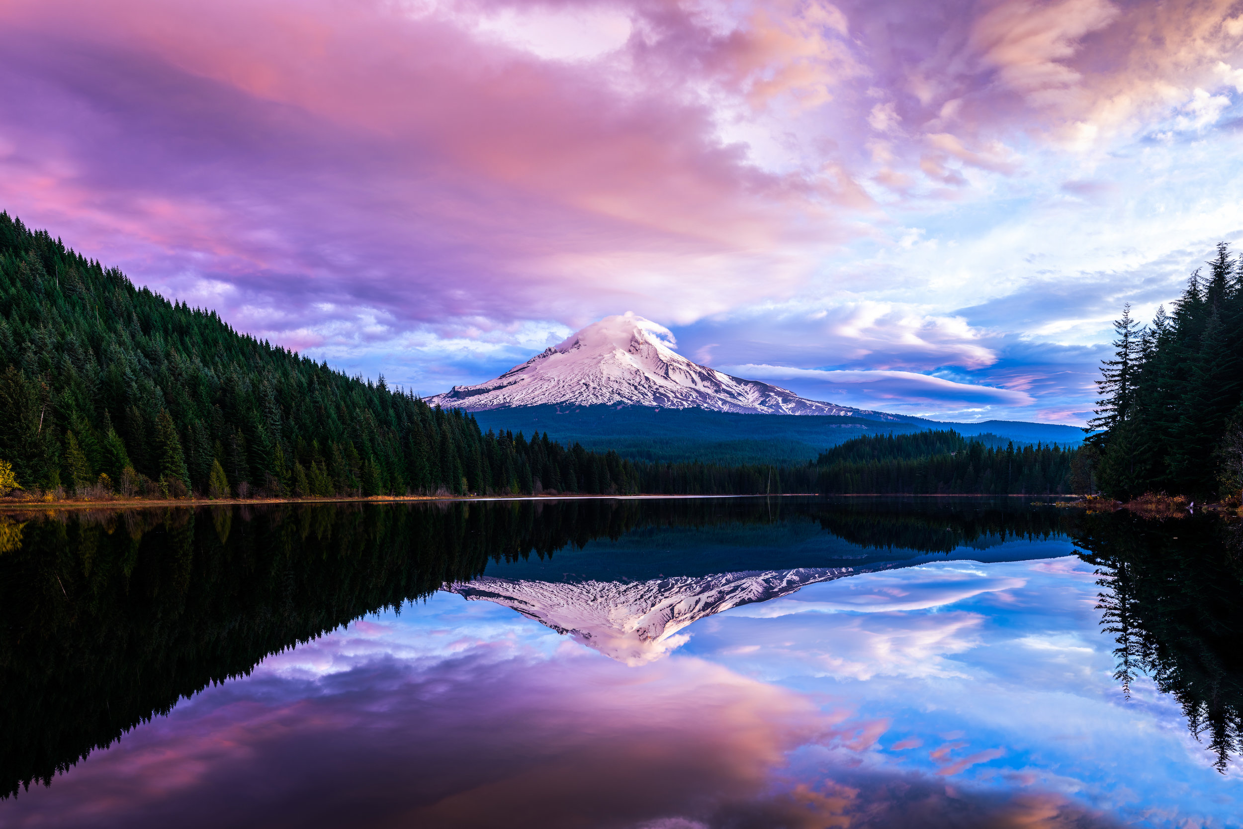 Mt. Hood Sunrise at Trillium Lake