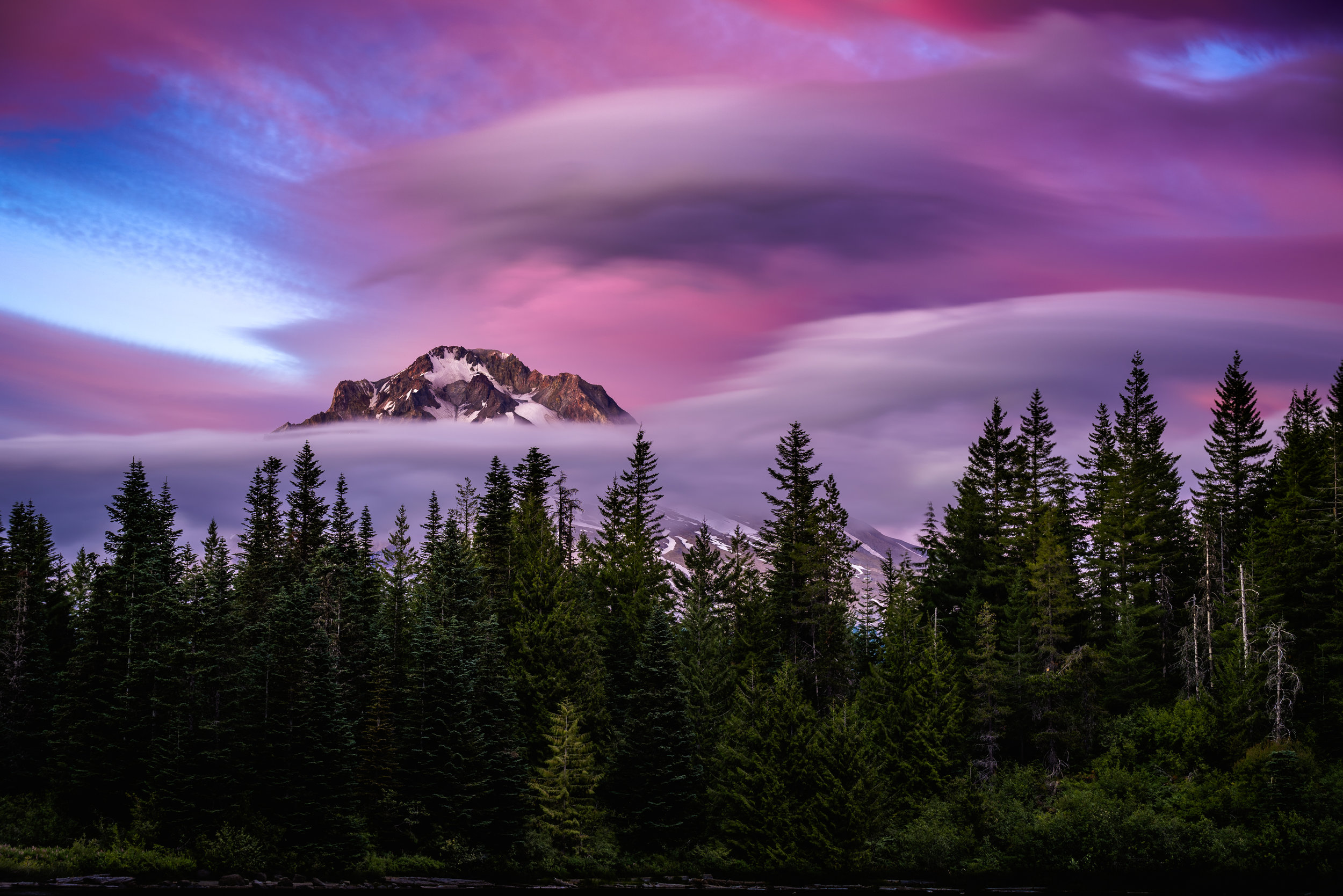 Mt Hood Cloaked