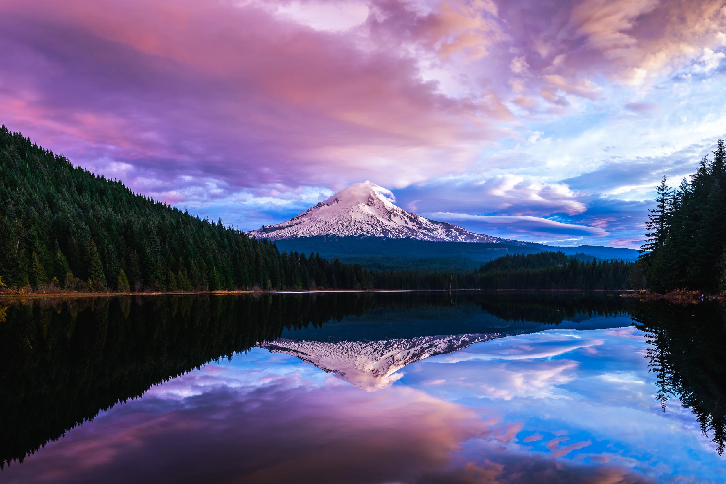 Mt Hood National Forest is designed for recreational use and foresting using the natural resources.