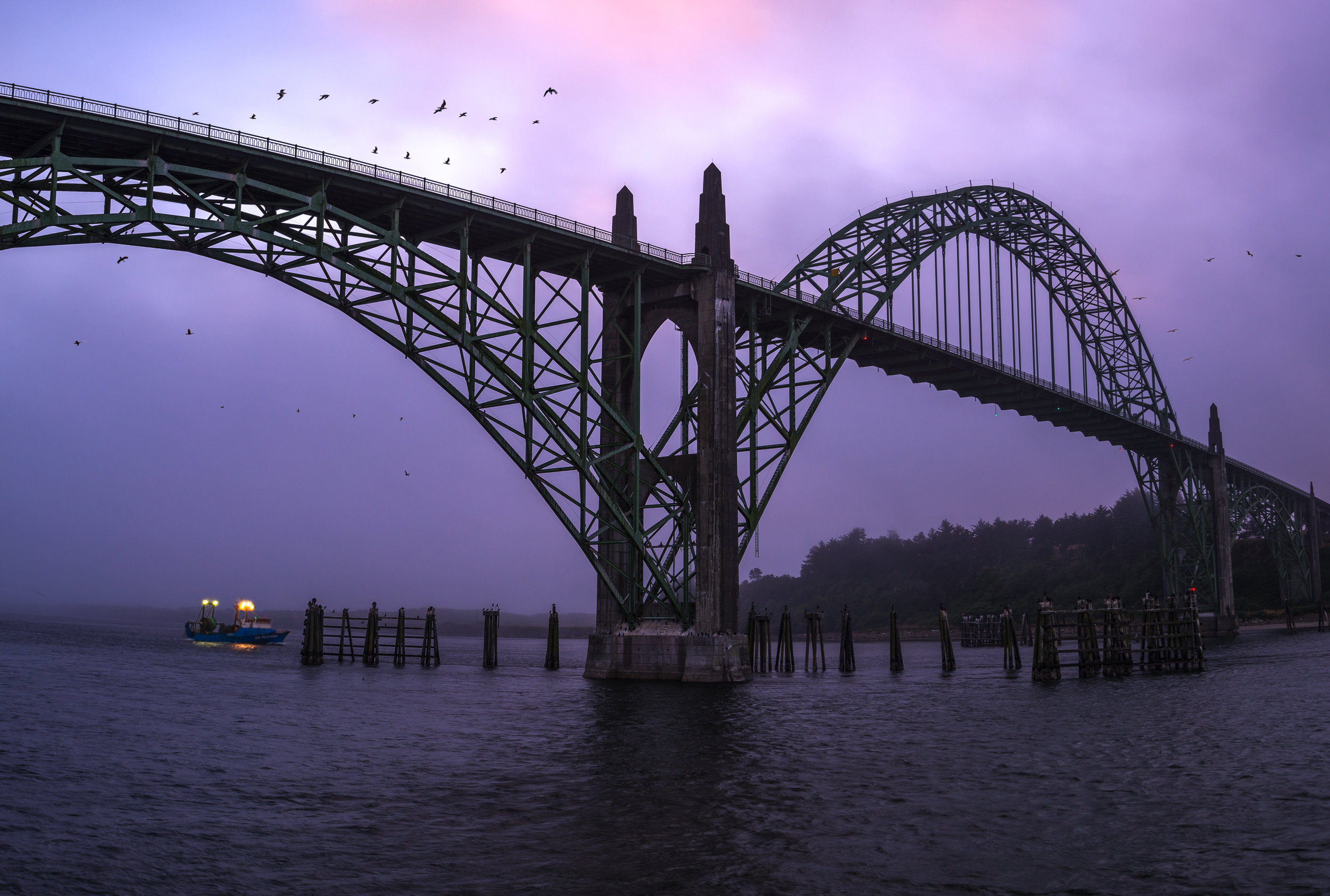 Newport Bridge Oregon Coast