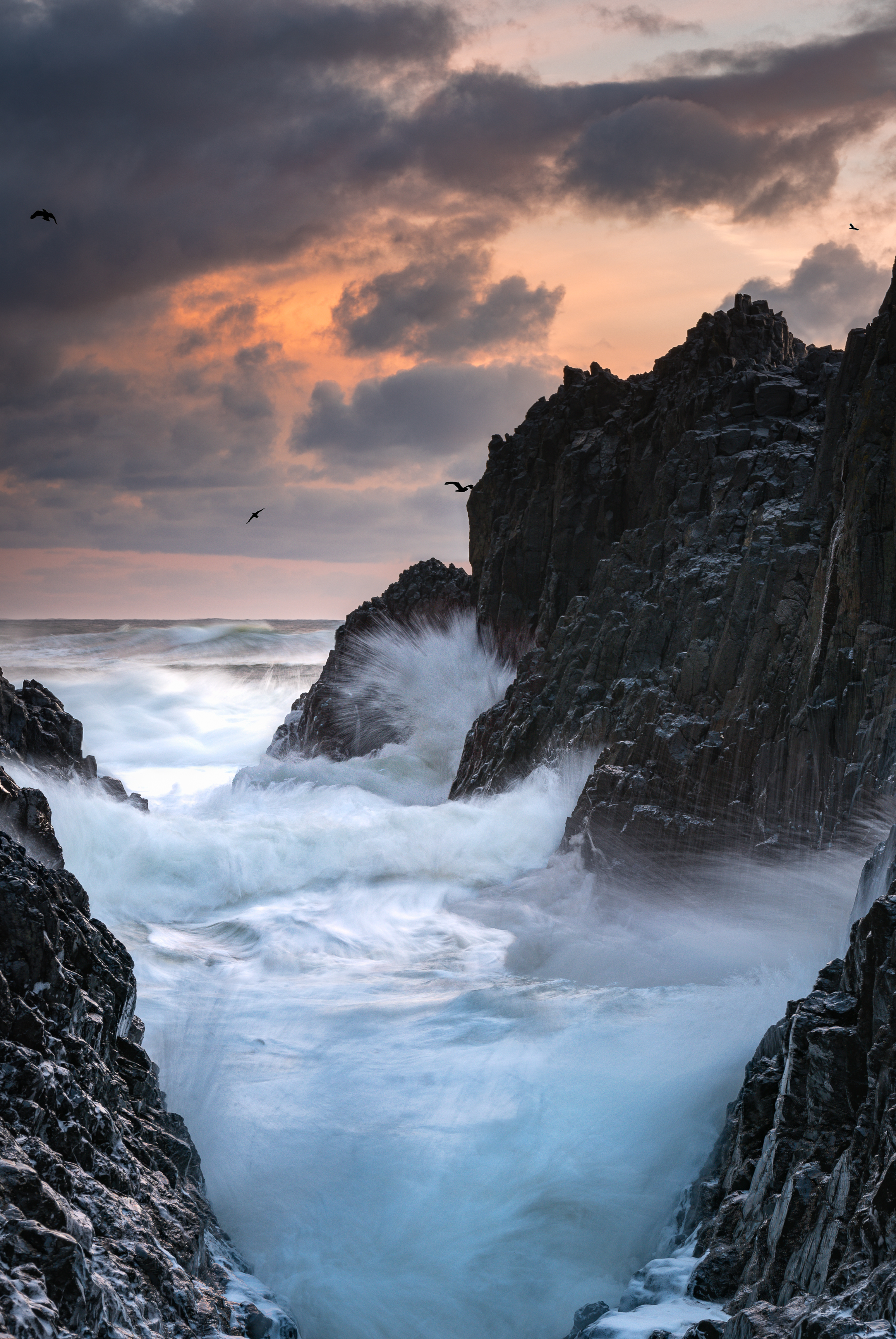 I spent a couple of hours on my own out here listening to waves and capturing this image.