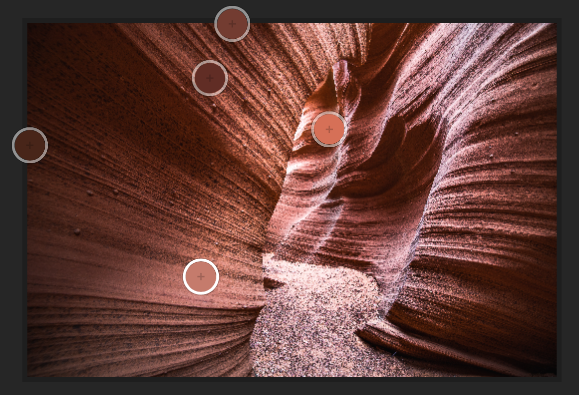 Warmer tones create excitement and optimism as the lines of the image keep consistent with the scene growing more intense as they lead the eye deeper in frame from the edges.