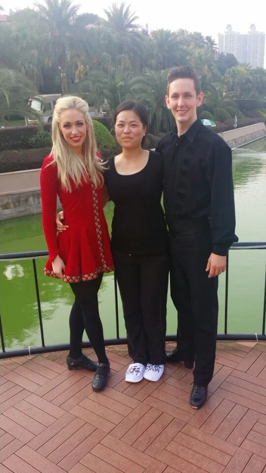 Miss Ariel danced at a promotional event for Riverdance 