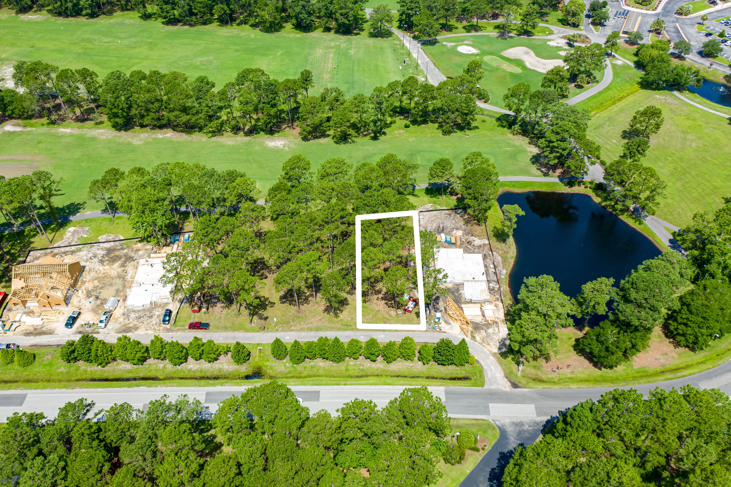 Aerial of Lot 2 Prior to Construction