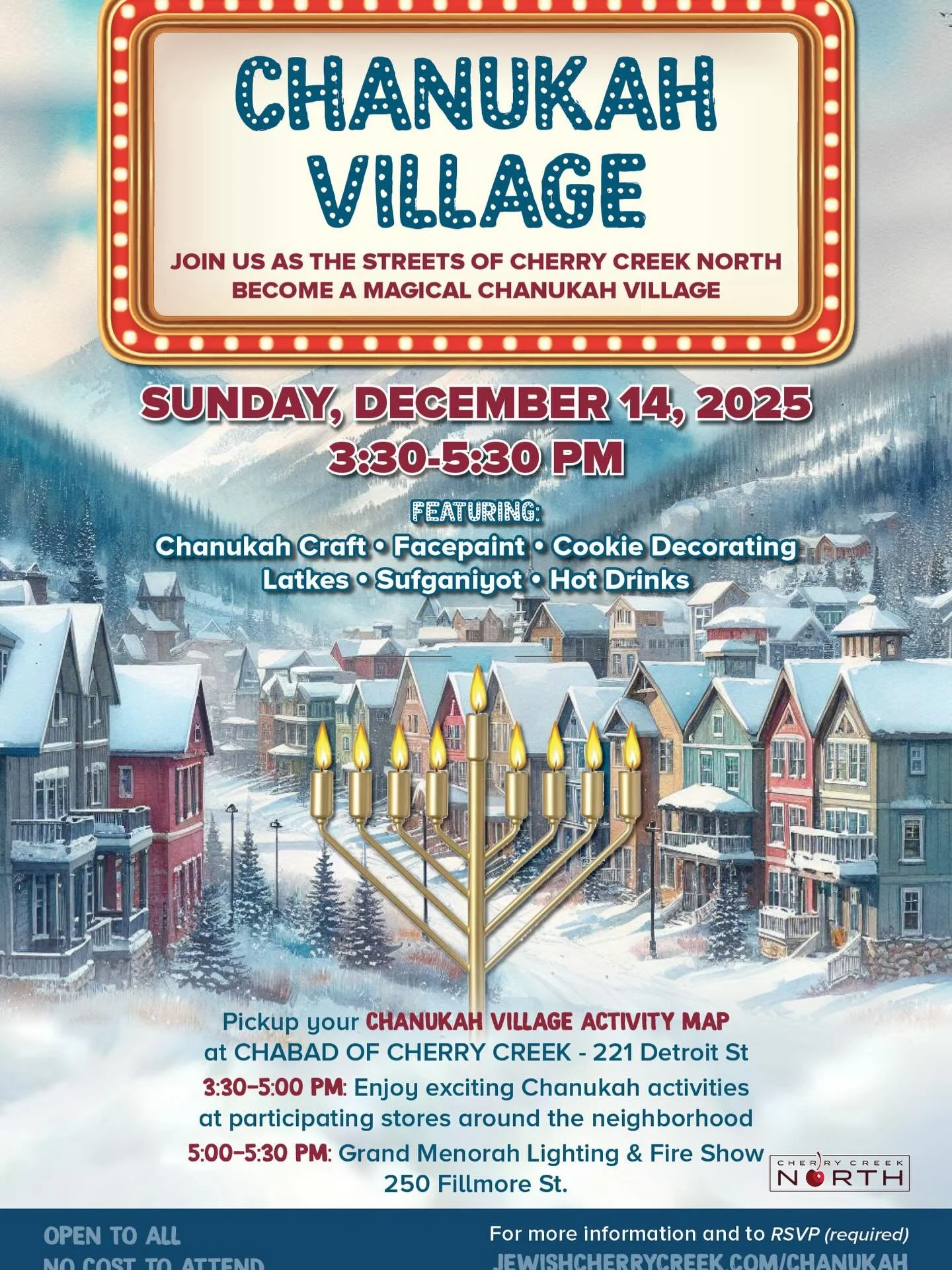 WE ARE BACK! BIGGER! PROUDER! LOUDER!! You don&rsquo;t want to miss it! JewishCherryCreek.com/Chanukah