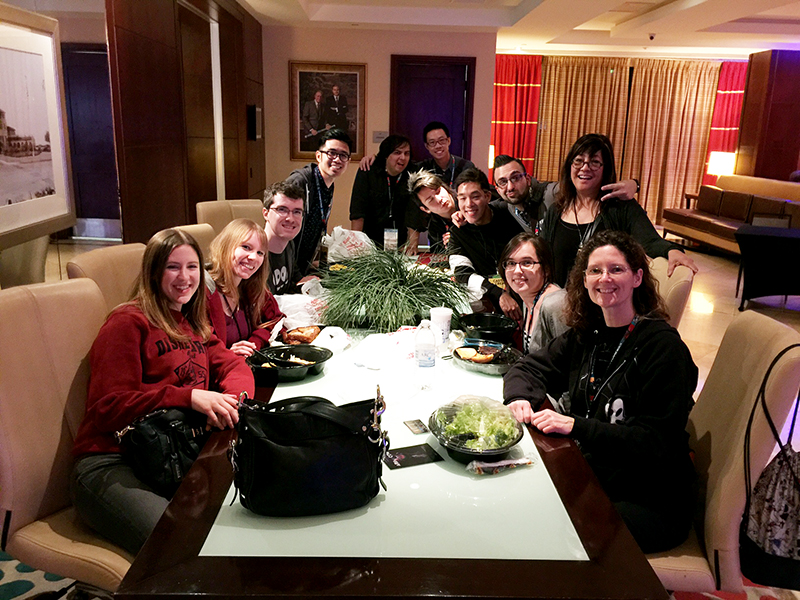 Also with some extra people photobombing our picture