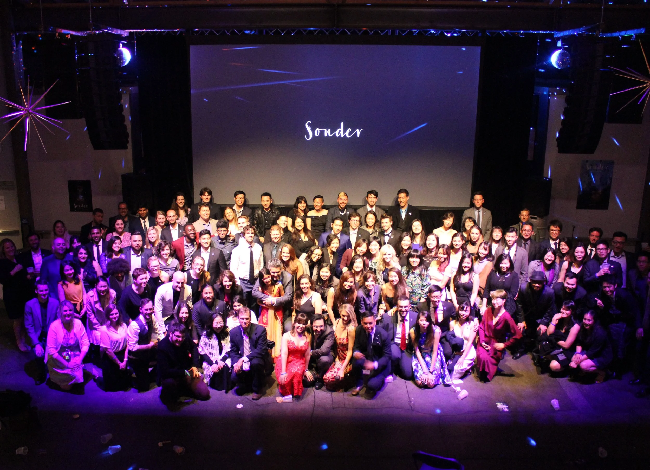 Sonder Crew Photo at Wrap Party