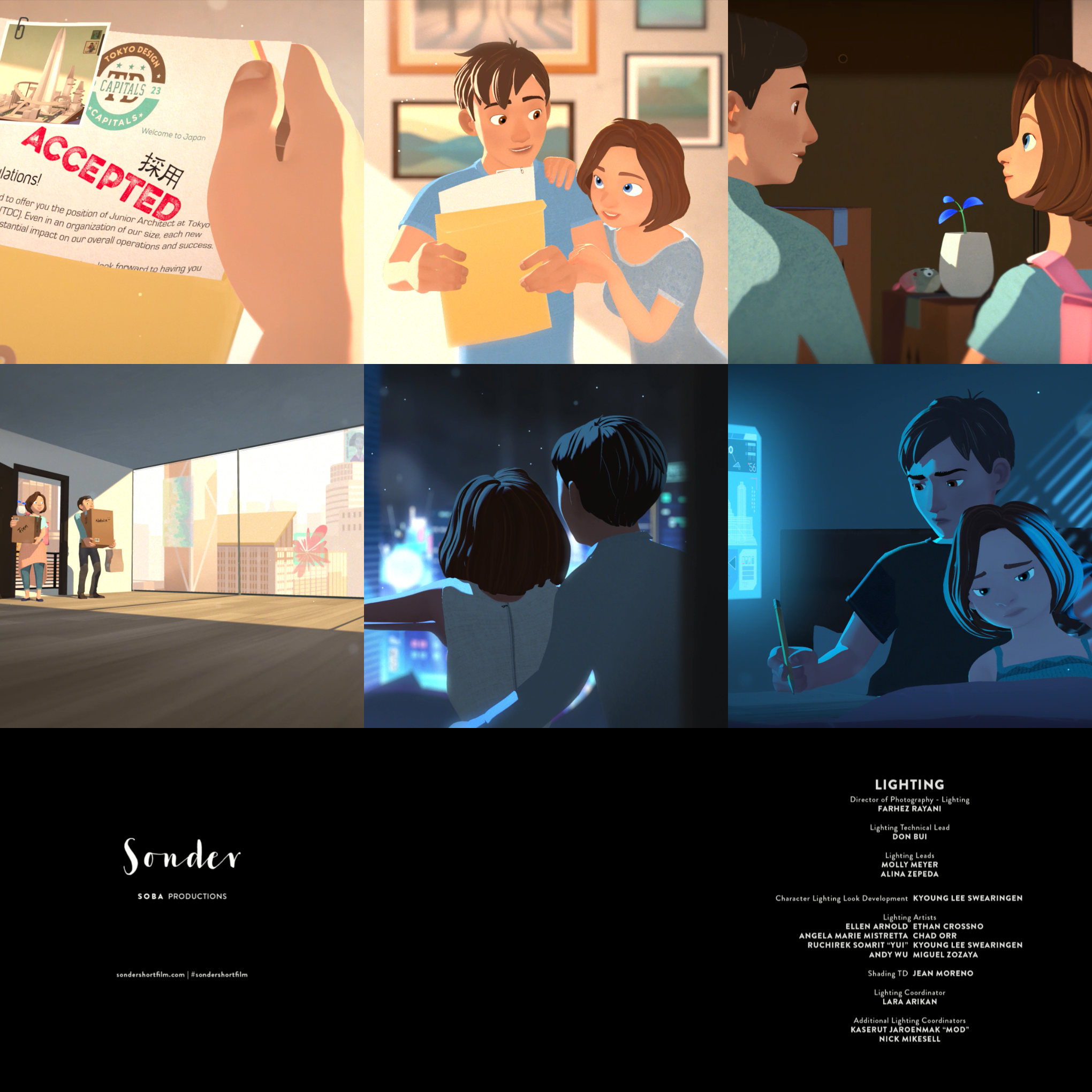 Lighting work on Sonder