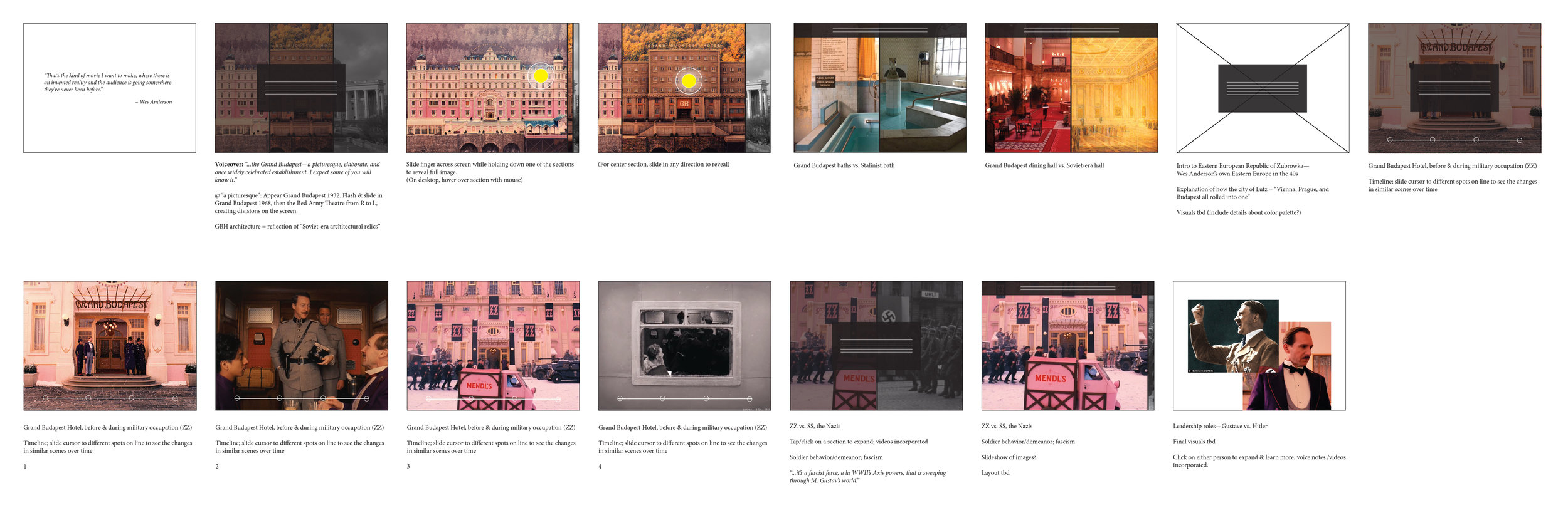 Initial storyboard