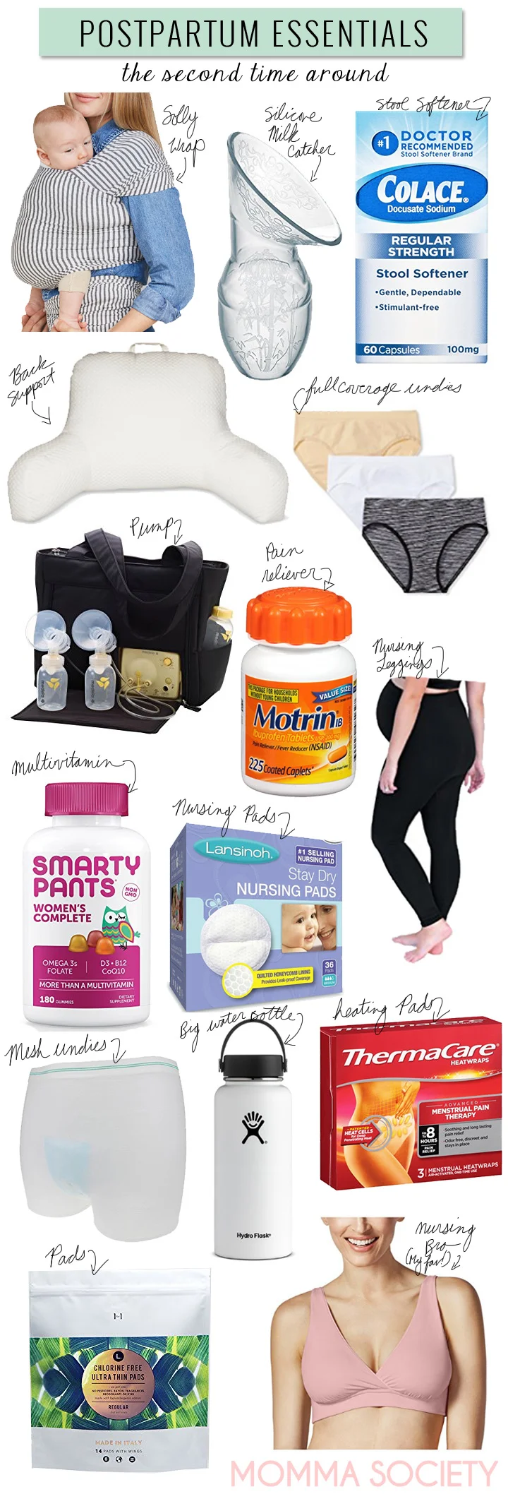 Postpartum Essentials Birth Hospital Bag Packing List.jpg