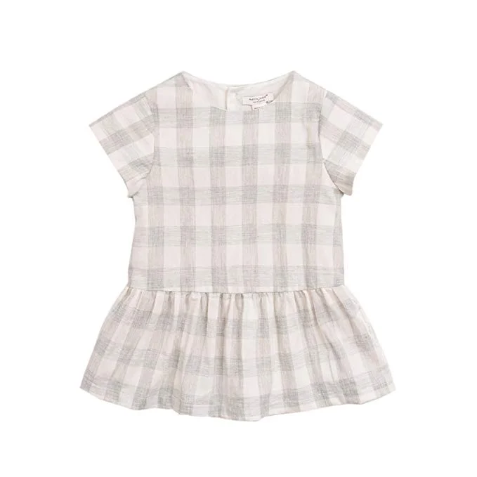 Patchwork Plaid Dress