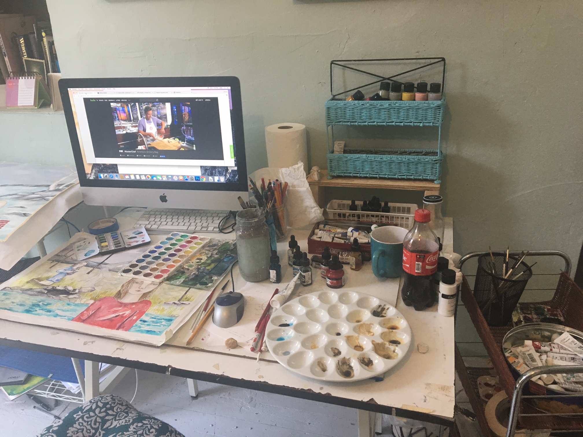 Before I made mega desk 
