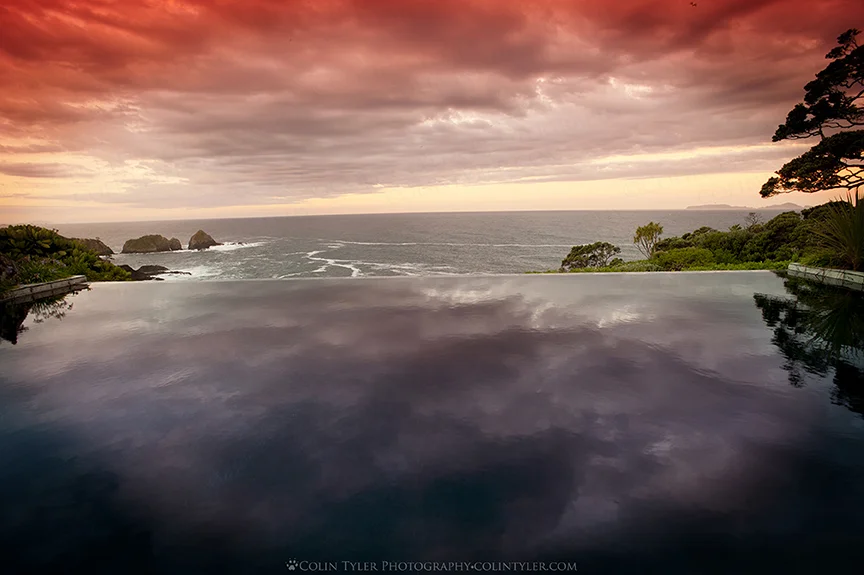 Infiniti pool, Headlands, North Island
