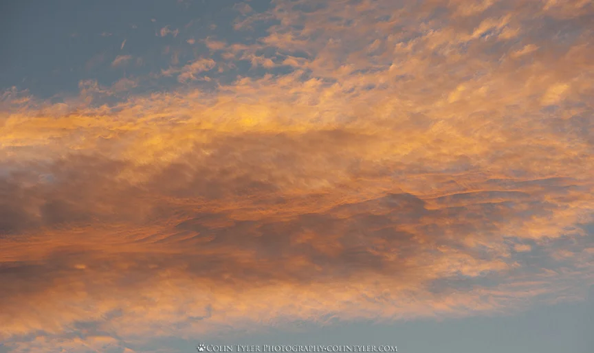Sunset clouds over Nelson, South Island
