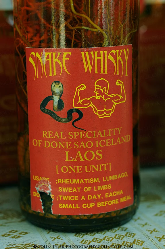 Snake Whiskey, Golden Triangle, Laos/Thailand/Myanmar