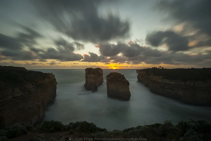 Sunset, Lock and Arch, 12 Apostles, Great Ocean Road, Victoria