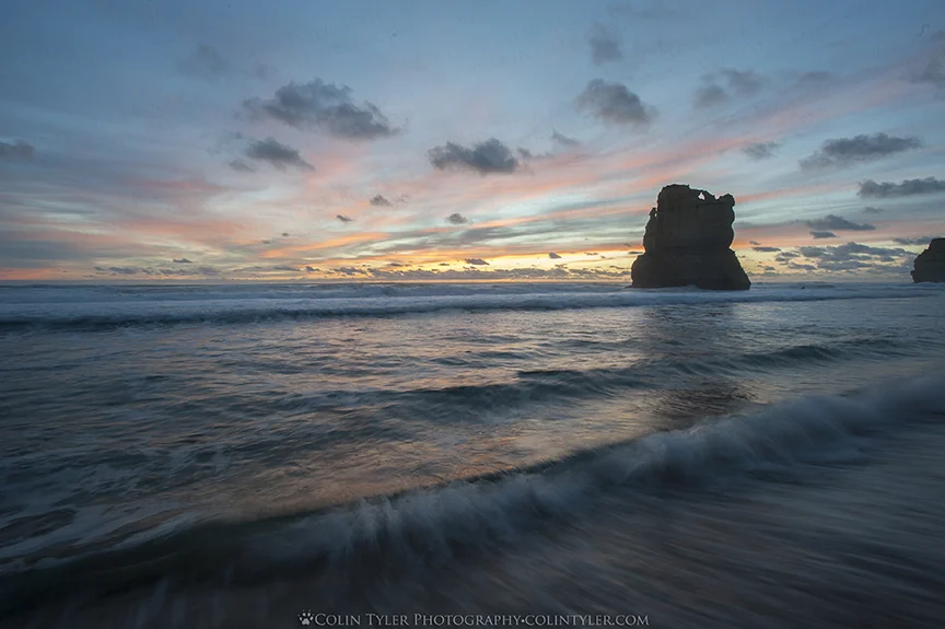 Sunset, Gibson Steps - 12 Apostles, Great Ocean Road, Victoria