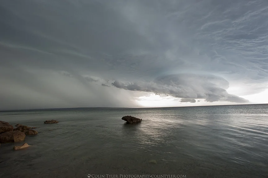Thunderstorm approaching Kangaroo Island, Baudin Beach, South Australia