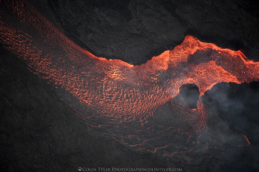 The lava river, Lower Puna District.