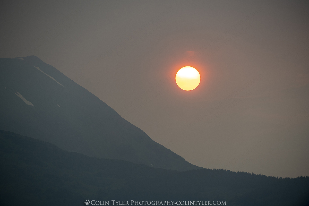 Wildfire Sunset, Turnagain Arm