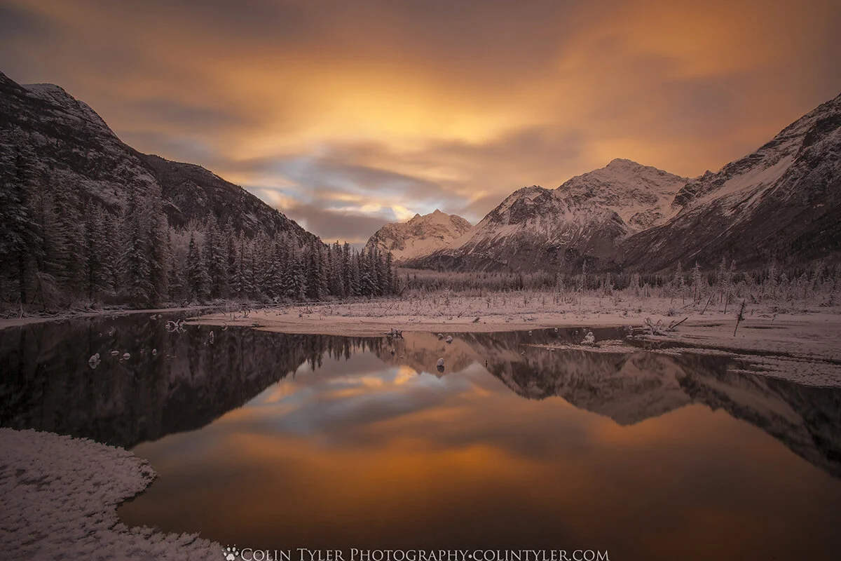 December Sunrise, Eagle River Nature Center
