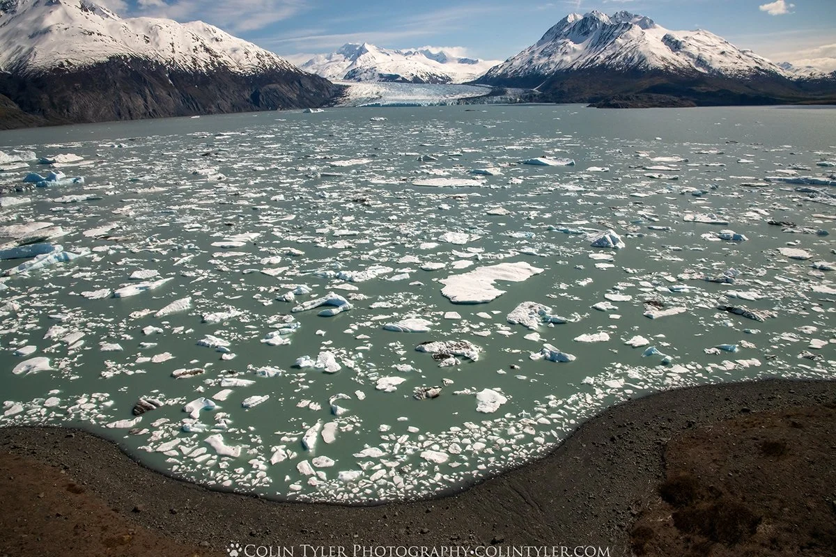 Aerial Photo of Lake George and Colony Glacier