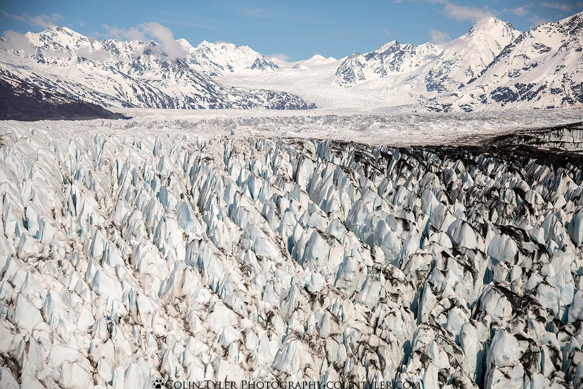 Aerial Photo of Knik Glacier